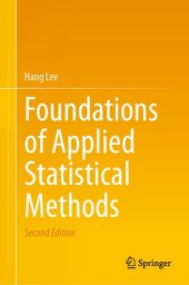 book Foundations of Applied Statistical Methods