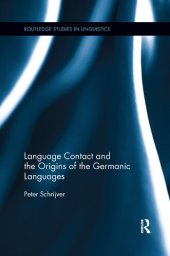 book Language Contact and the Origins of the Germanic Languages