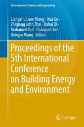 book Proceedings of the 5th International Conference on Building Energy and Environment