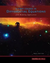 book A First Course in Differential Equations with Modeling Applications