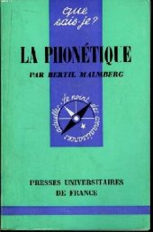 book La phonétique