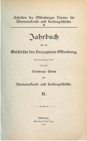 book Jahrbuch für die Geschichte des Herzogtums Oldenburg