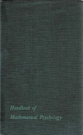 book Handbook of Mathematical Psychology