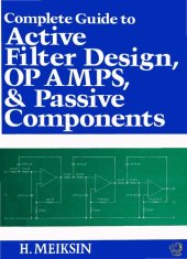 book Complete Guide to Active Filter Design, Op Amps, and Passive Components