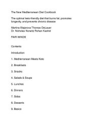 book The New Mediterranean Diet Cookbook: The Optimal Keto-Friendly Diet that Burns Fat, Promotes Longevity, and Prevents Chronic Disease (Volume 16) (Keto for Your Life, 16)