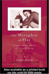 book The Metaphor of a Play: Origin And Breakdown Of Personal Being