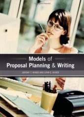 book Models of Proposal Planning & Writing