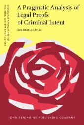 book A Pragmatic Analysis of Legal Proofs of Criminal Intent