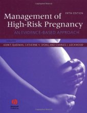 book Management of High-Risk Pregnancy: An Evidence-Based Approach, 5th edition