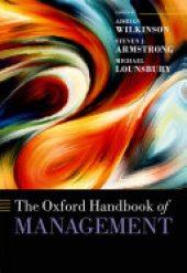 book The Oxford Handbook of Management