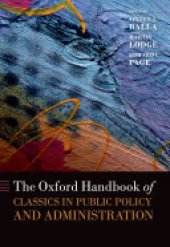 book The Oxford Handbook of Classics in Public Policy and Administration