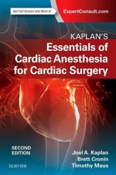 book Kaplan’s Essentials of Cardiac Anesthesia