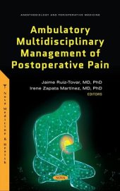 book Ambulatory Multidisciplinary Management of Postoperative Pain