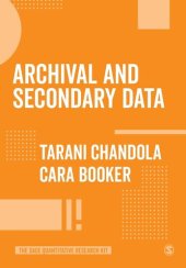 book Archival and Secondary Data (The SAGE Quantitative Research Kit)