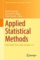 book Applied Statistical Methods: ISGES 2020, Pune, India, January 2–4