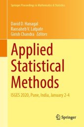 book Applied Statistical Methods: ISGES 2020, Pune, India, January 2–4 (Springer Proceedings in Mathematics & Statistics, 380)