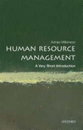 book Human Resource Management: A Very Short Introduction