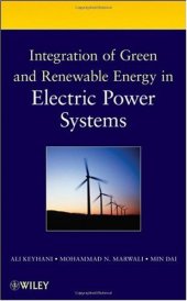 book Integration of Green and Renewable Energy in Electric Power Systems