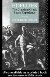 book Hoplites: The Classical Greek Battle Experience