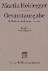 book Grundbegriffe (Sommersemester 1941)