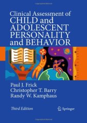 book Clinical Assessment of Child and Adolescent Personality and Behavior