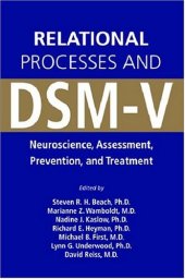 book Relational Processes and DSM-V: Neuroscience, Assessment, Prevention, and Treatment