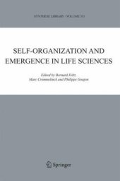 book Self-organization and Emergence in Life Sciences