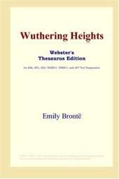 book Wuthering Heights (Webster's Thesaurus Edition)