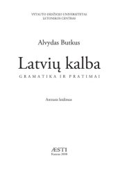 book Latvių kalba: gramatika ir pratimai