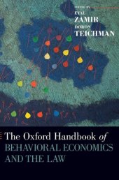 book The Oxford Handbook of Behavioral Economics and the Law (Oxford Handbooks)