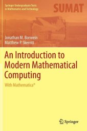 book An Introduction to Modern Mathematical Computing: With Mathematica® (Springer Undergraduate Texts in Mathematics and Technology)