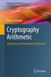 book Cryptography Arithmetic: Algorithms and Hardware Architectures