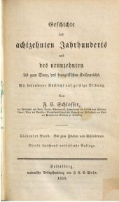 book Geschichte des achtzehnten Jahrhunderts und des neunzehnten bis zum Sturz des französischen Kaiserreichs / Bis zum Frieden von Schönbrunn