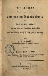 book Geschichte des achtzehnten Jahrhunderts und des neunzehnten bis zum Sturz des französischen Kaiserreichs / Vom Anfange des Seekriegs in Europa um 1778 bis zum Mai 1788