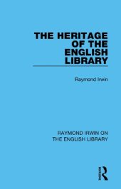 book Raymond Irwin on The English Library