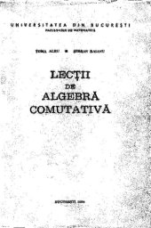 book Lectii de algebra comutativa
