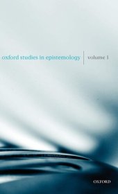 book Oxford Studies in Epistemology