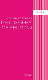 book Oxford Studies in Philosophy of Religion Volume 9