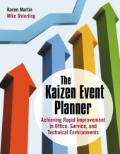 book The Kaizen Event Planner: Achieving Rapid Improvement in Office, Service and Technical Environments