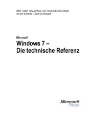 book Microsoft Windows 7 - Die technische Referenz