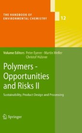 book Polymers - Opportunities and Risks II: Sustainability, Product Design and Processing