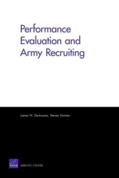 book Performance Evaluation and Army Recruiting (Rand Corporation Monograph)