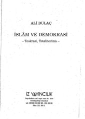 book islam ve demokrasi : teokrasi, totaliterizm