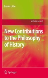 book New Contributions to the Philosophy of History