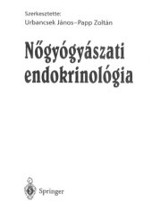 book Nogyogyaszati endokrinologia   Gynaecological Endocrinology