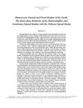 book Phanerozoic Faunal and Floral Realms of the Earth: The Intercalary Relations of the Malvinokaffric and Gondwana Faunal Realms with the Tethyan Faunal Realm, GSA Memoirs 189, 1996