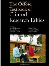 book The Oxford Textbook of Clinical Research Ethics