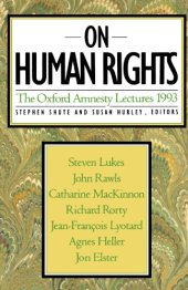 book On Human Rights: The Oxford Amnesty Lectures 1993