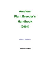 book Amateur Plant Breeder’s Handbook (2004)