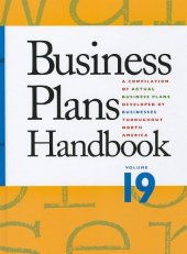 book Business Plans Handbook, Volume 19: A Compilation of Business Plans Developed by Individuals Throughout North America